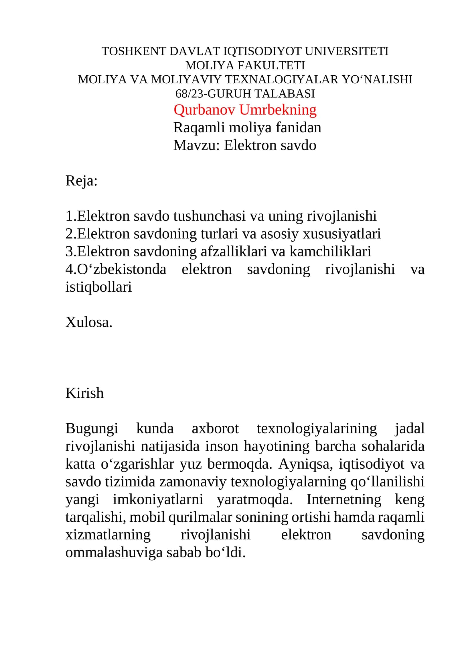 Elektron savdo