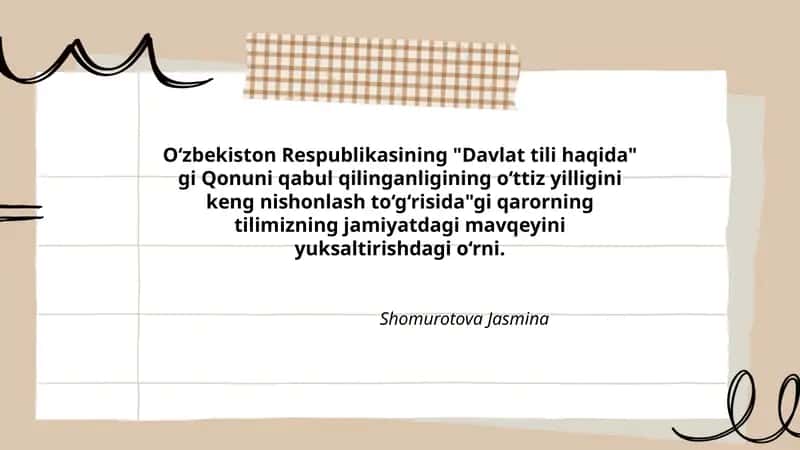 Davlat tili haqida Qonun