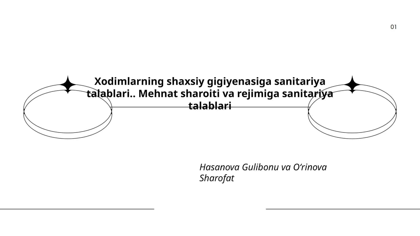 Xodimlarning shaxsiy gigiyenasiga sanitariya talablari