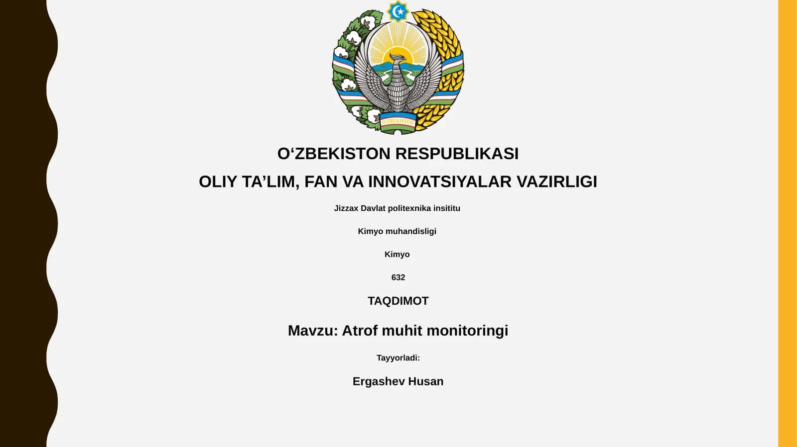 Atrof-muhit monitoringi