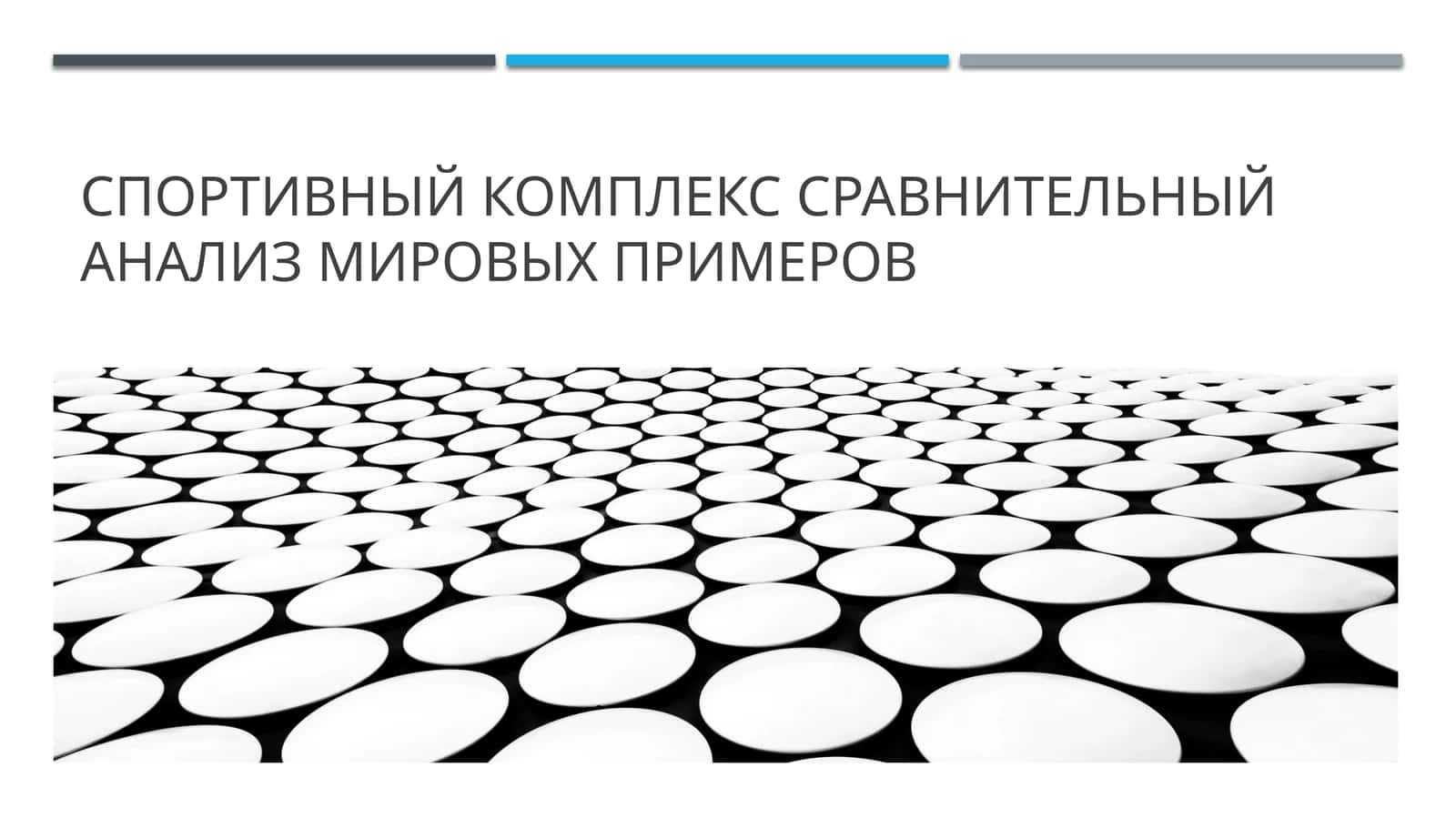 Спортивный комплекс сравнительный анализ мировых примеров