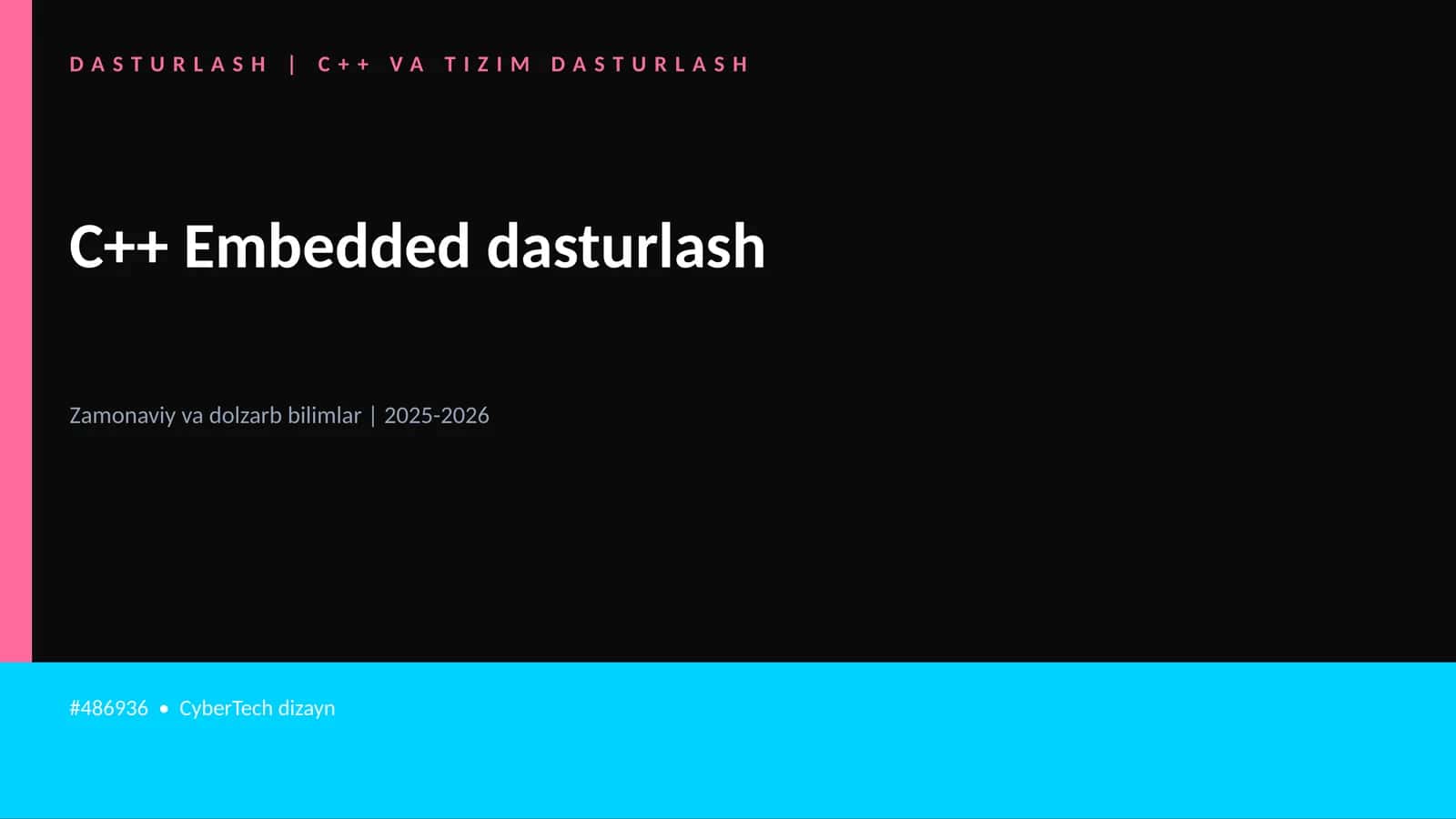C++ Embedded dasturlash