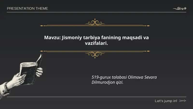 Jismoniy tarbiya fanining maqsadi va vazifalari