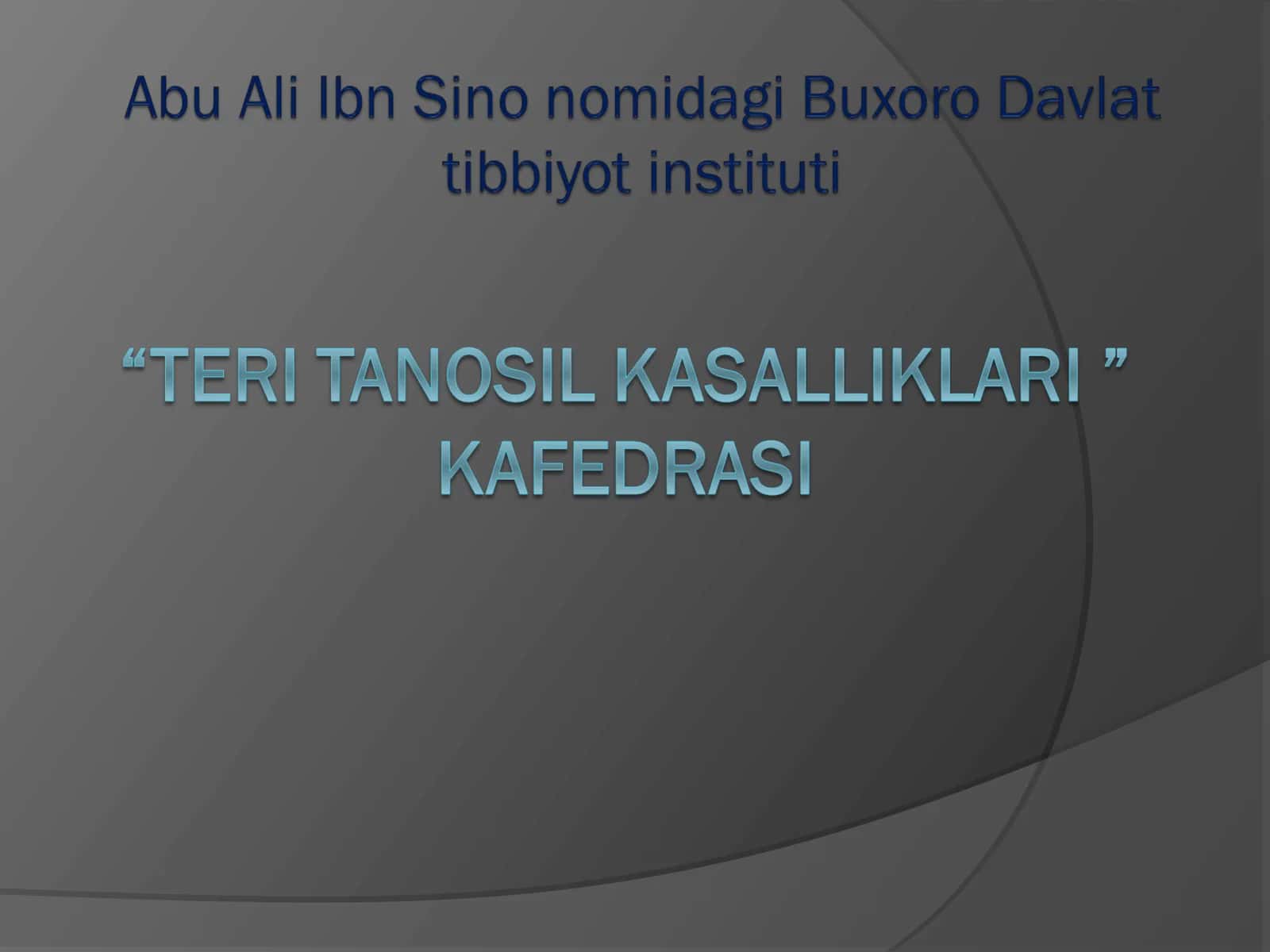 O’RAB OLUVCHI TEMIRATKI