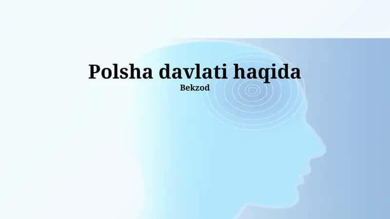 Polsha davlati haqida