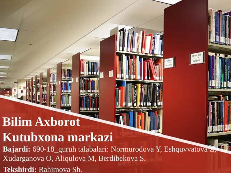 Bilim Axborot Kutubxona Markazi