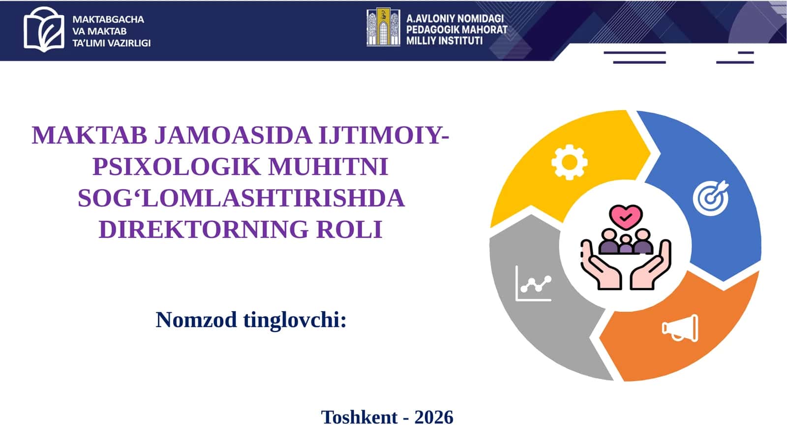 MAVZUNING DOLZARBLIGI