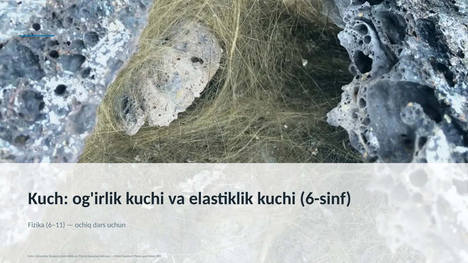 Fotoda University talabalar Havayda volkan orqasida NASA ga qo'shiladilar