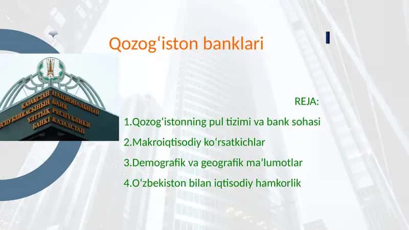 Qozogʻiston banklari