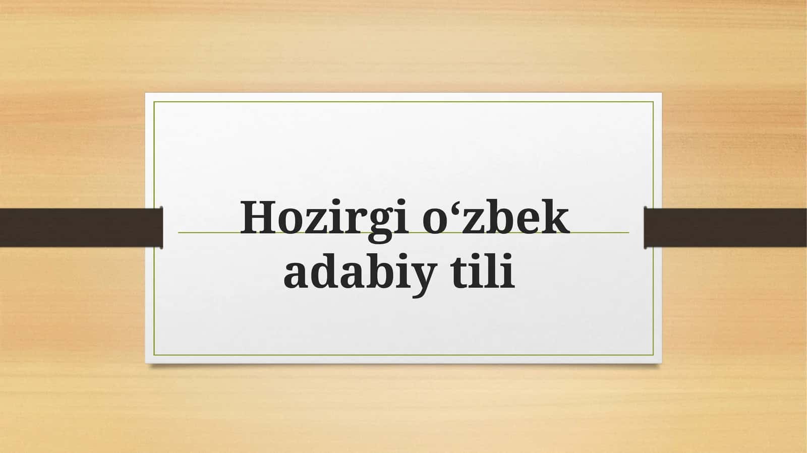 Grammatik kategoriyalar