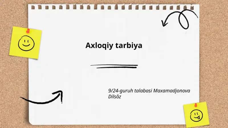 Axloqiy tarbiya