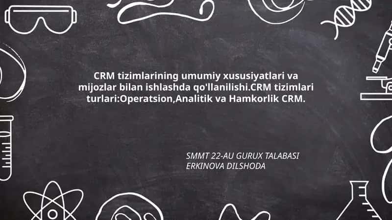 CRM tizimlari