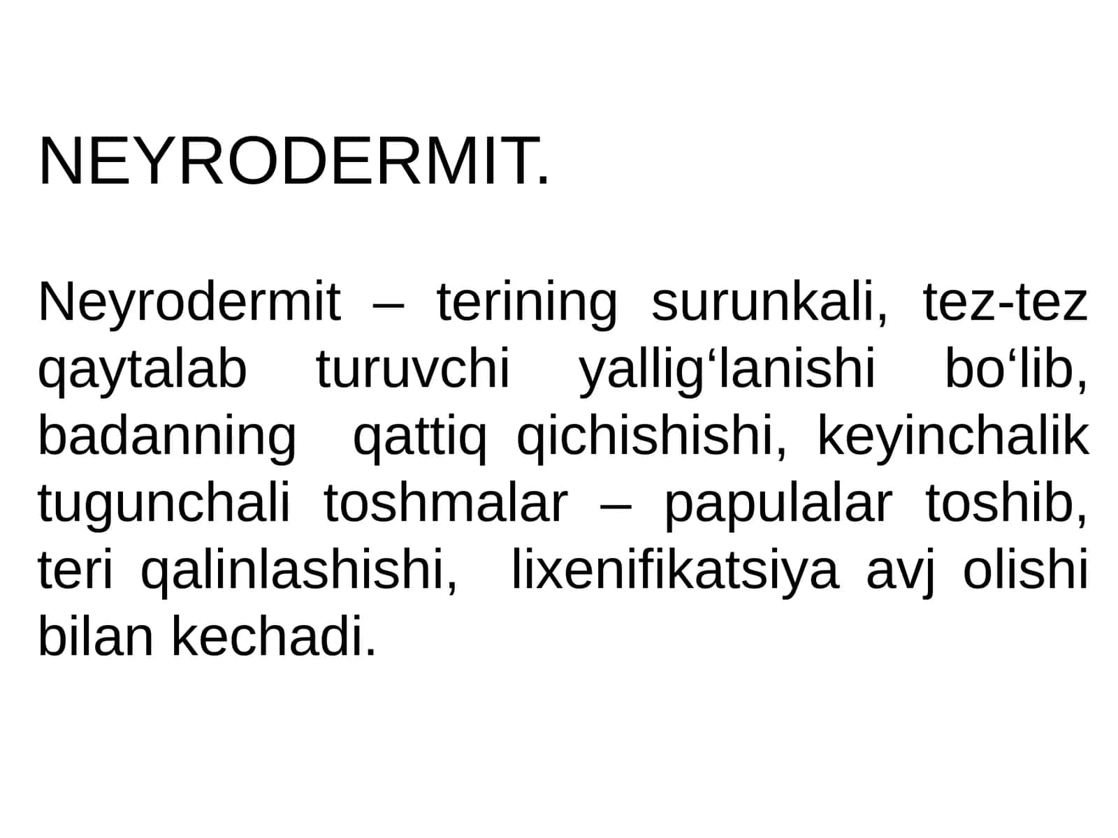 Neyrodermit