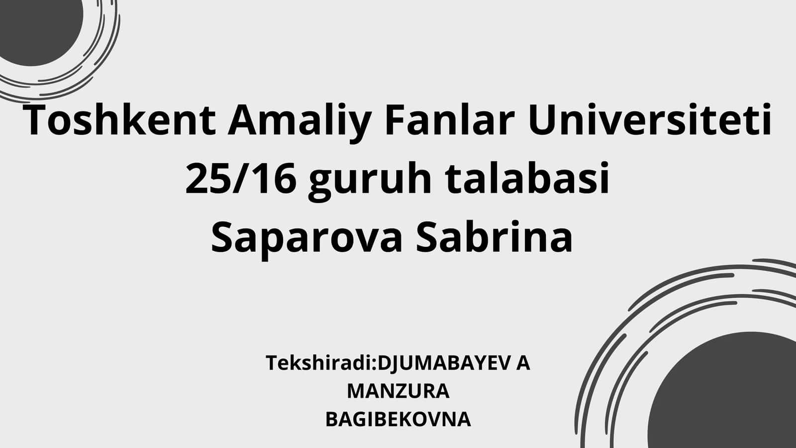 Yetuklik Davri va Psixologik Xususiyatlar