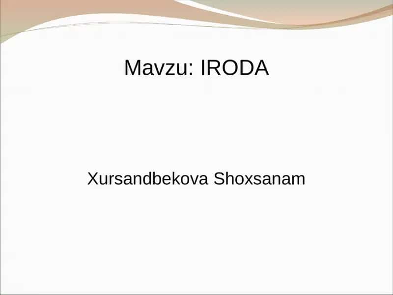 IRODA