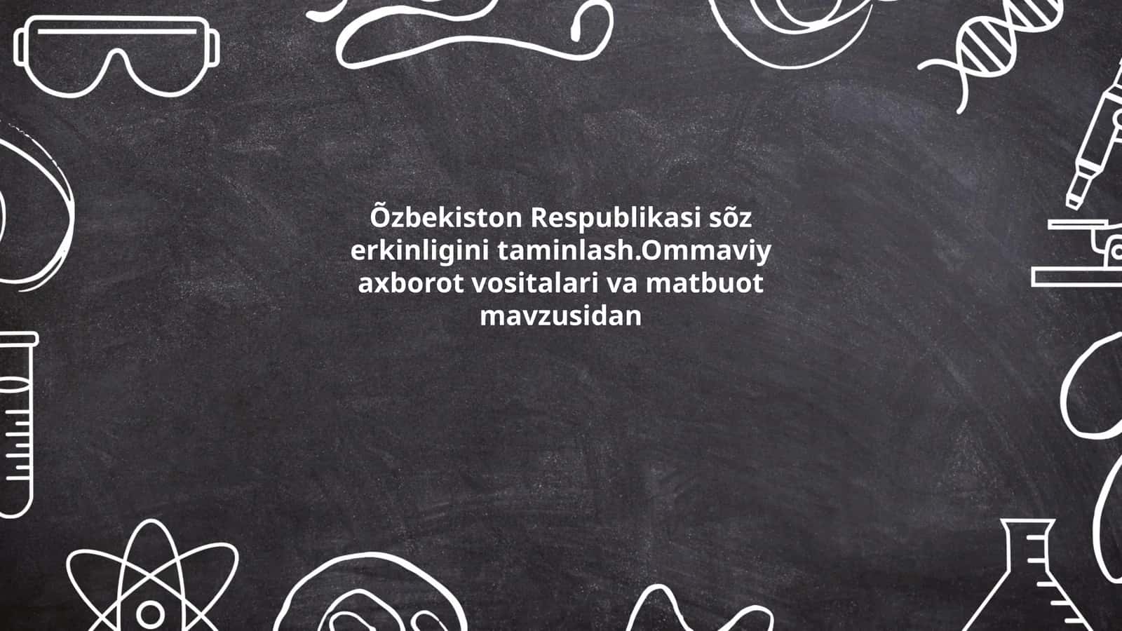 Ommaviy axborot vositalari va matbuot