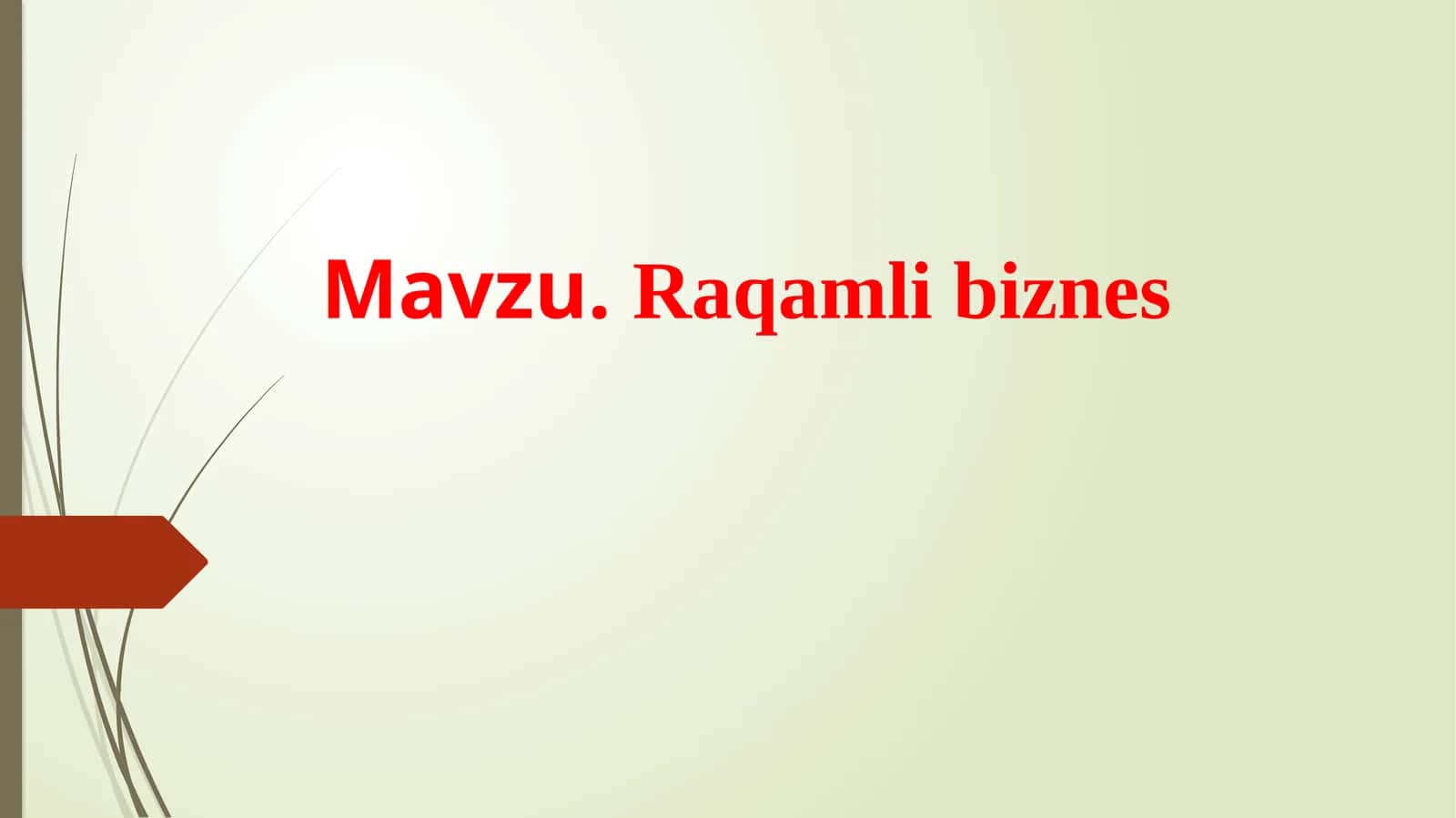 Raqamli biznes