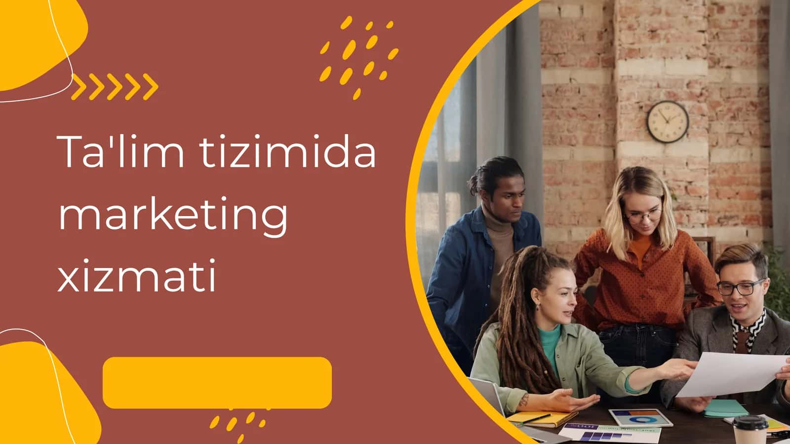 Ta'limtizimida Marketing Xizmati