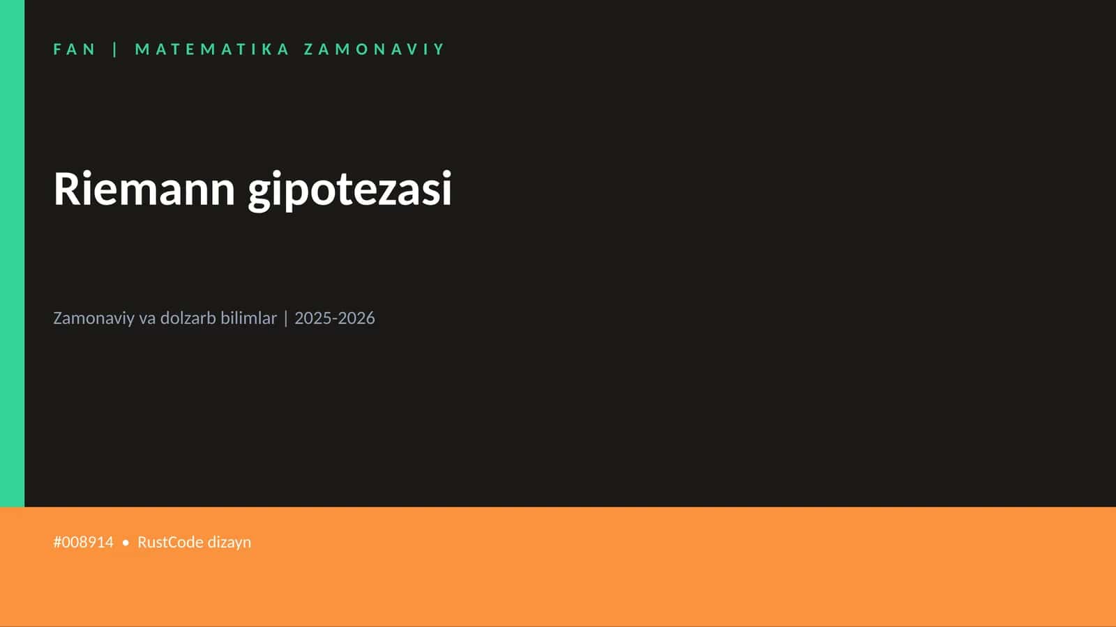 Riemann gipotezasi