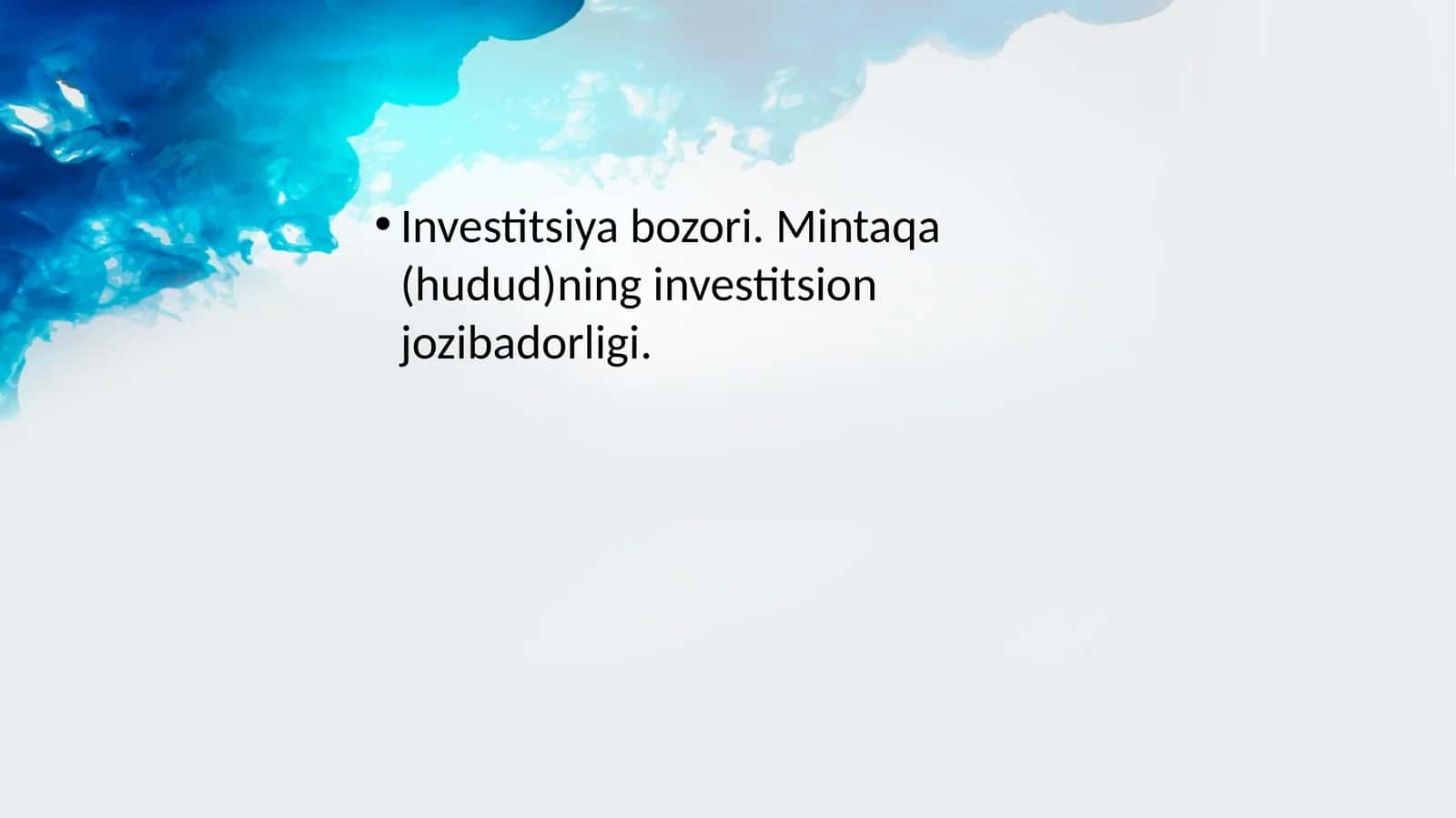 Investitsiya Bozori