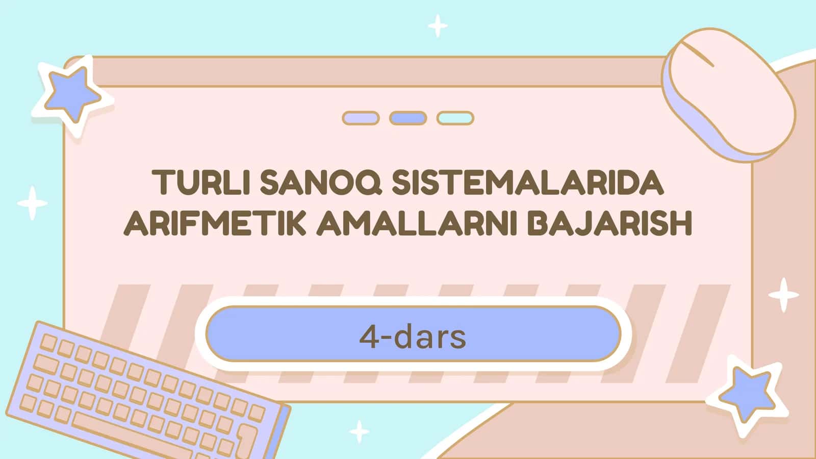 Arifmetik amallarni bajarish