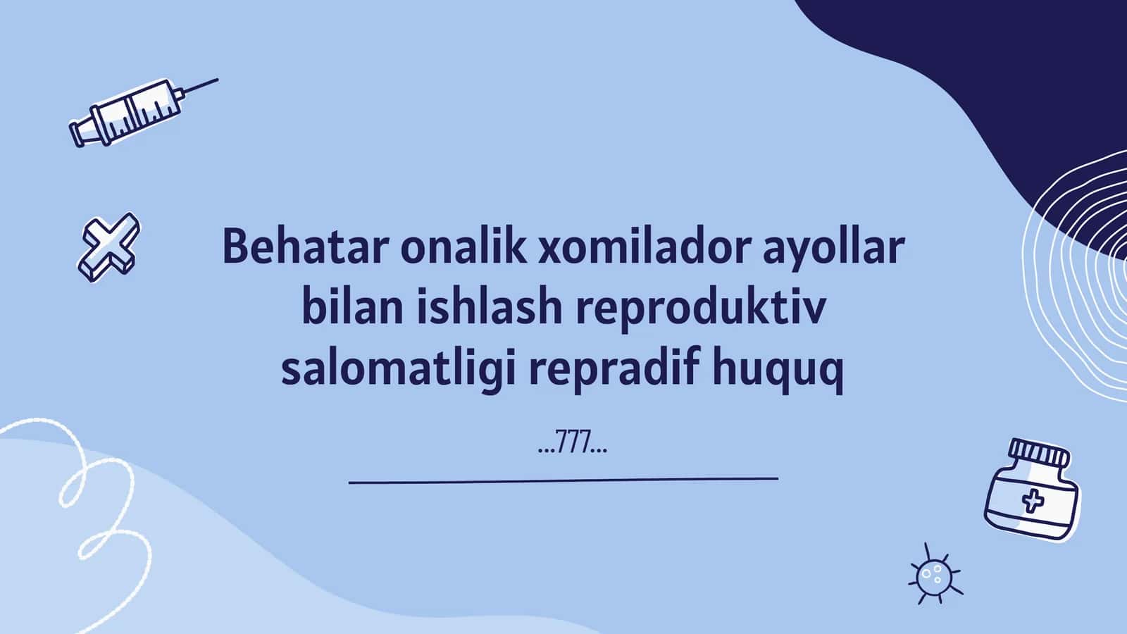 Xomilador ayollarning reproduktiv huquqlari