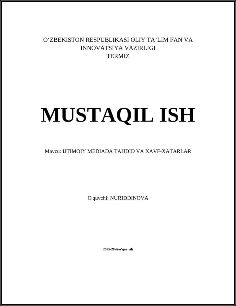 Soxta axborot va dezinformatsiya tarqalishi