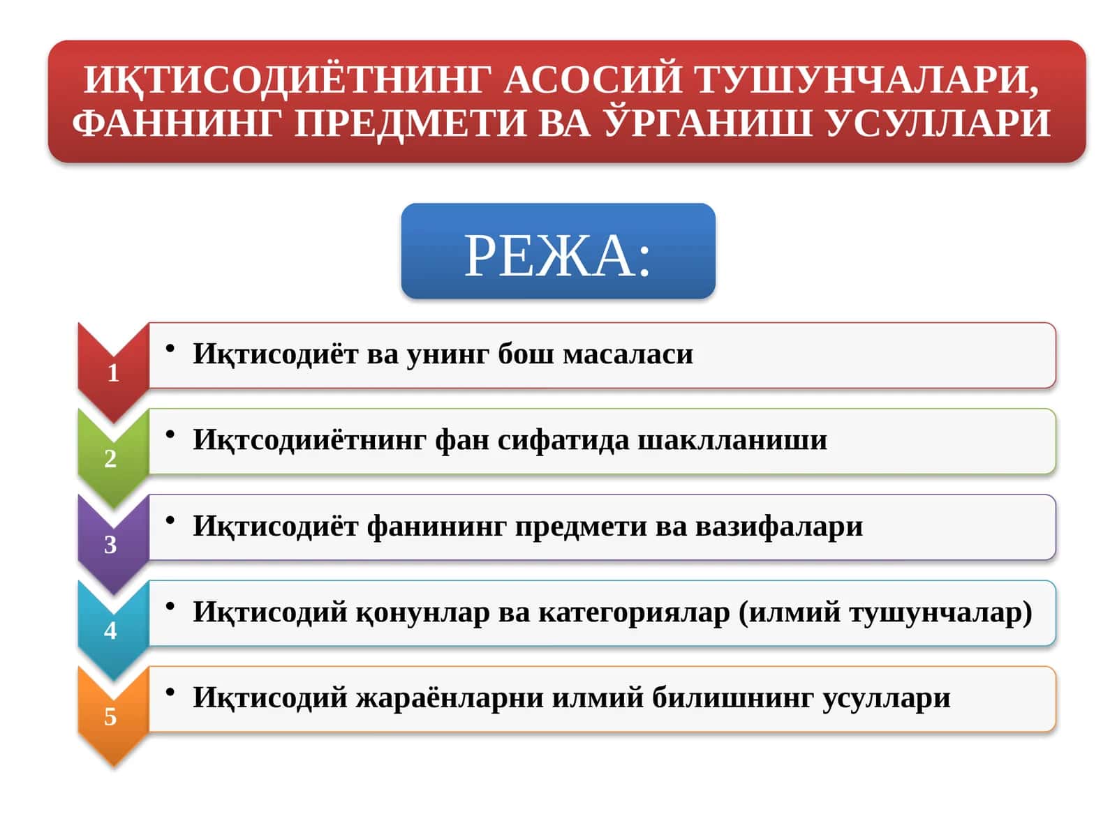 Иқтисодиёт