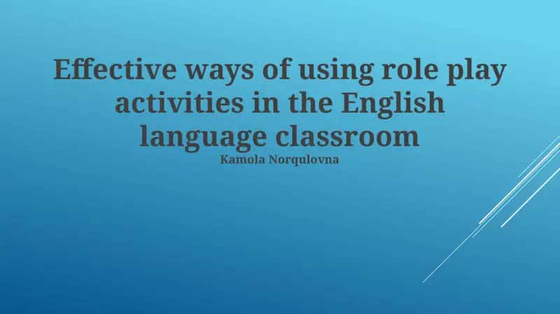 Unlocking the Power of Role Play in Language Learning