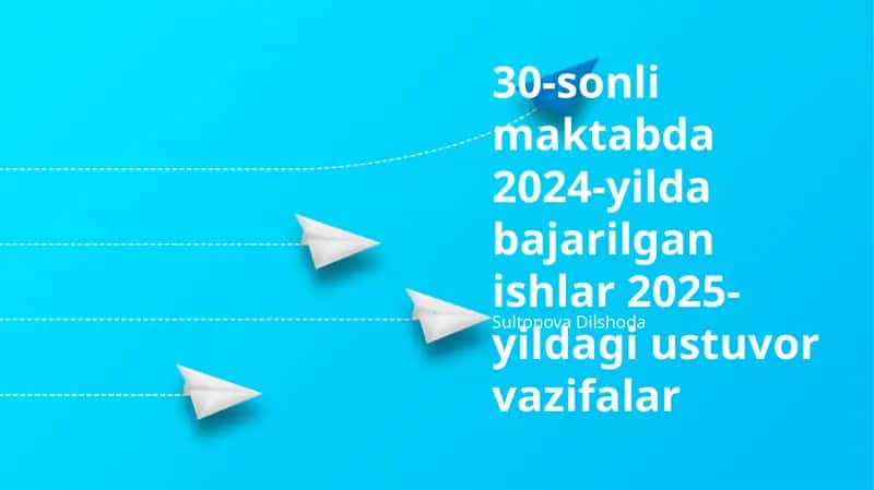 2025-yil uchun ustuvor vazifalar