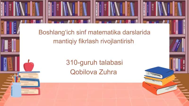 Mental arifmetikada abackus yordamida sonlarni oʻrganish