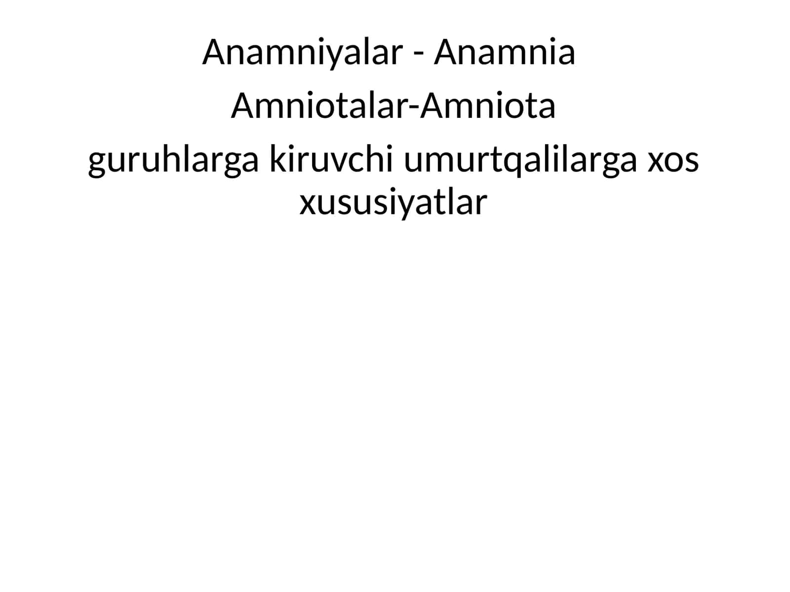 Anamniyalar-Anamnia