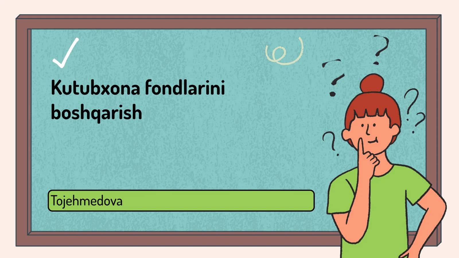 Kutubxona dondlarini boshqarish
