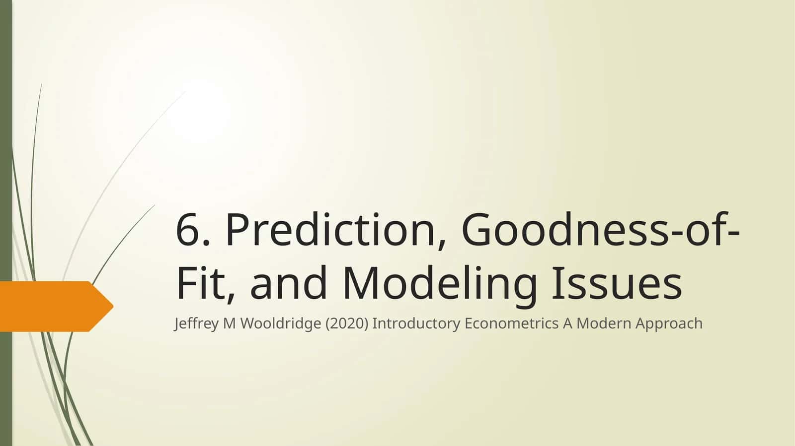 Least Squares Prediction