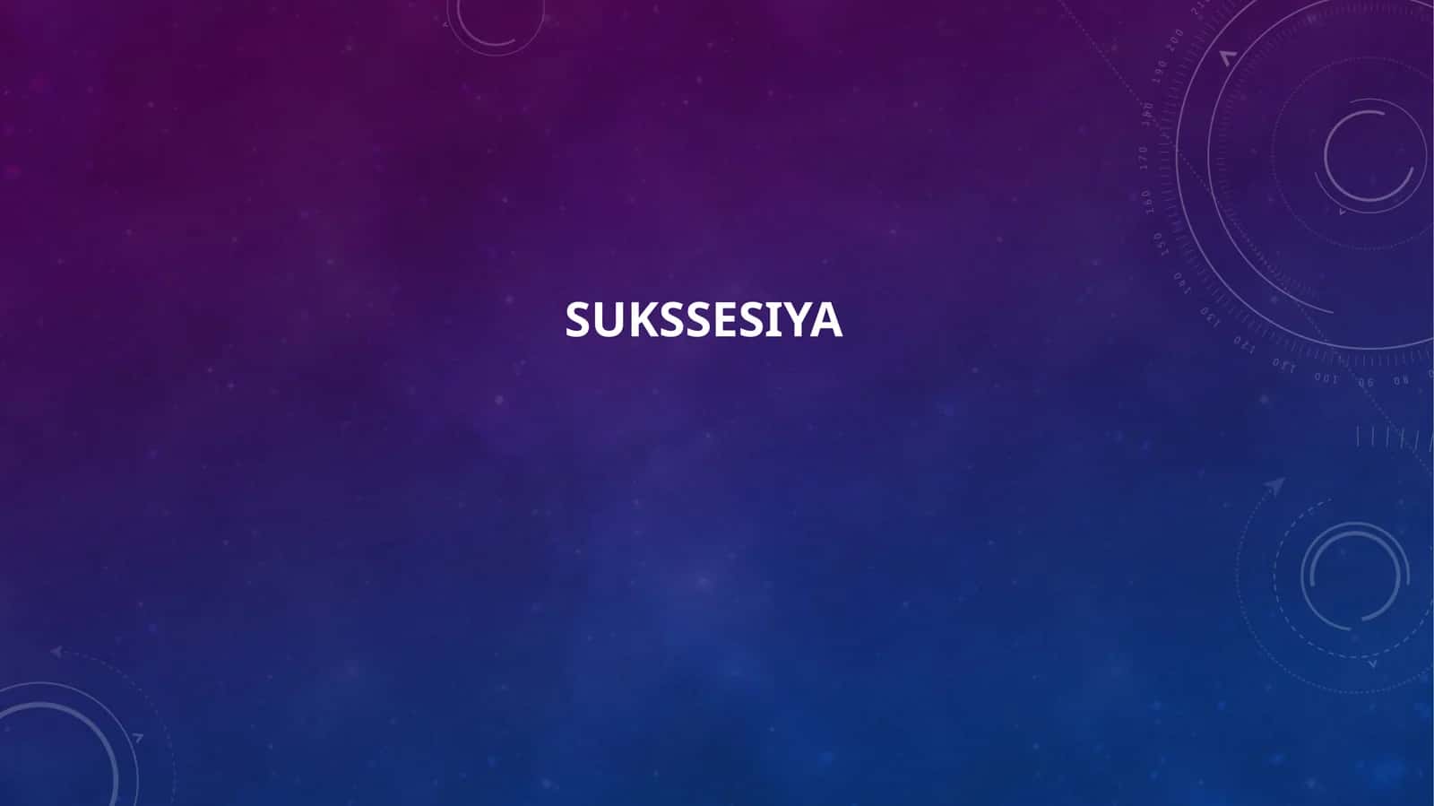suksessiya