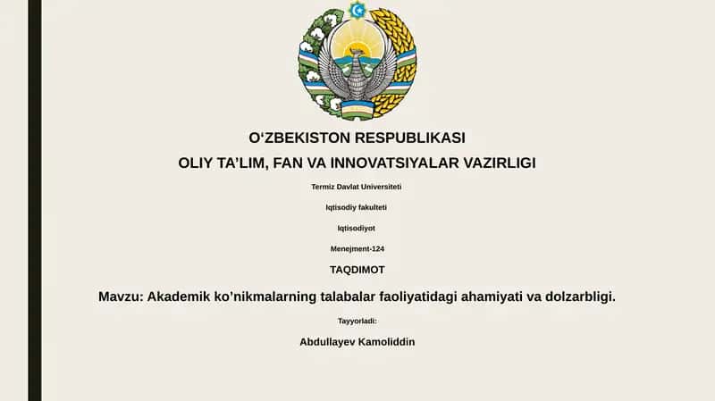 Akademik ko'nikmalar