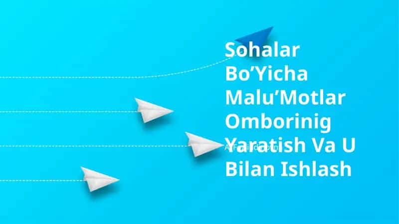 Sohalar Bo’Yicha Malu’Motlar Ombori