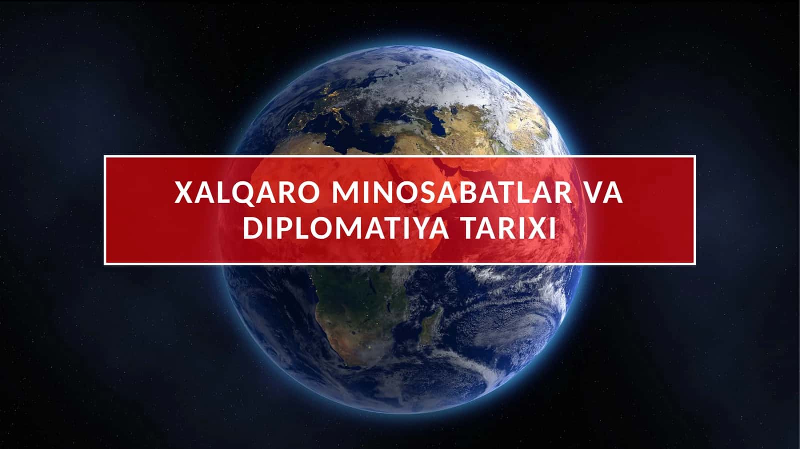 XALQARO MINOSABATLAR VA DIPLOMATIYA TARIXI