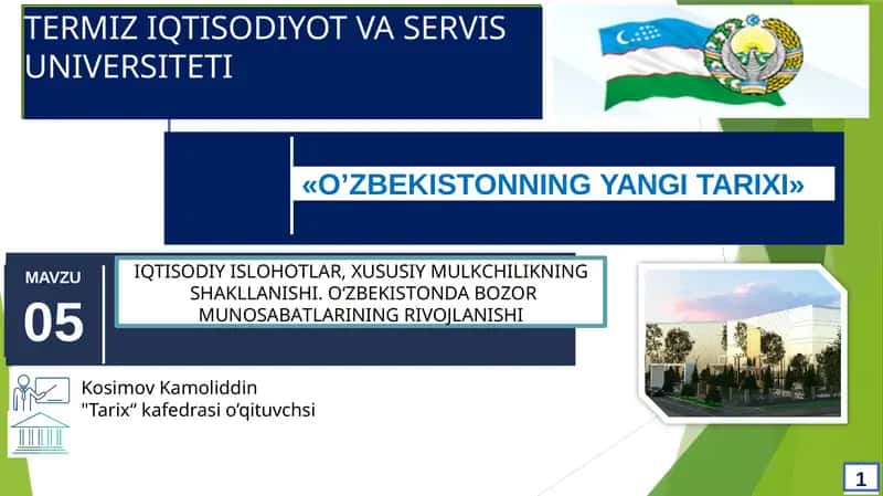 O‘zbekistonning yangi tarixi