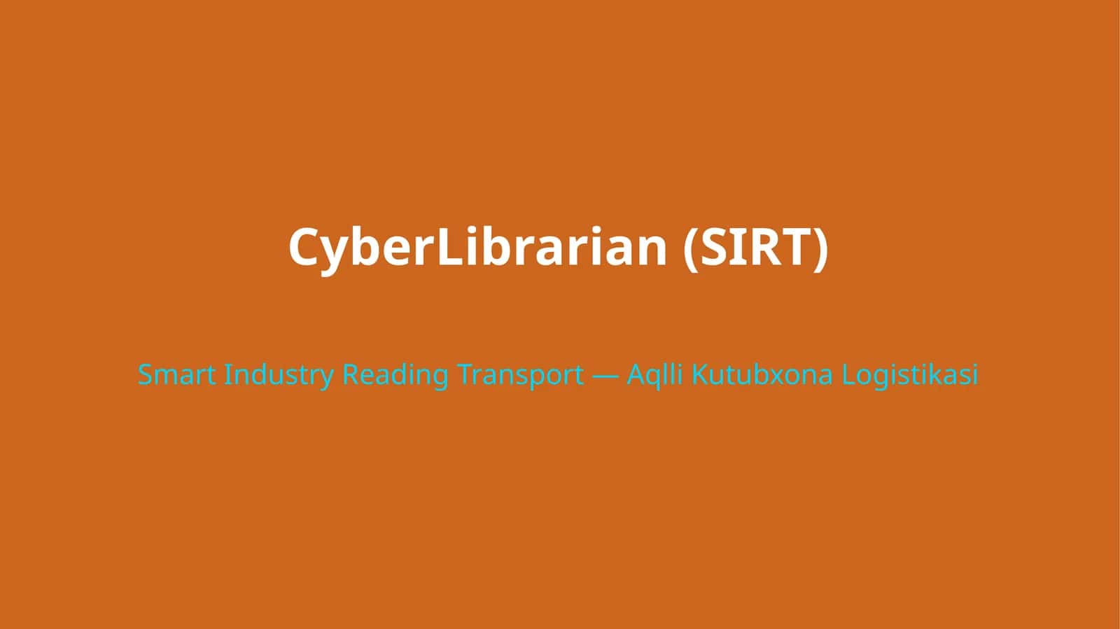 CyberLibrarian (SIRT)