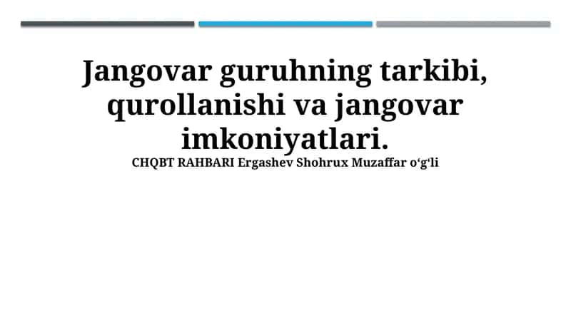 "Harbiy texnika"