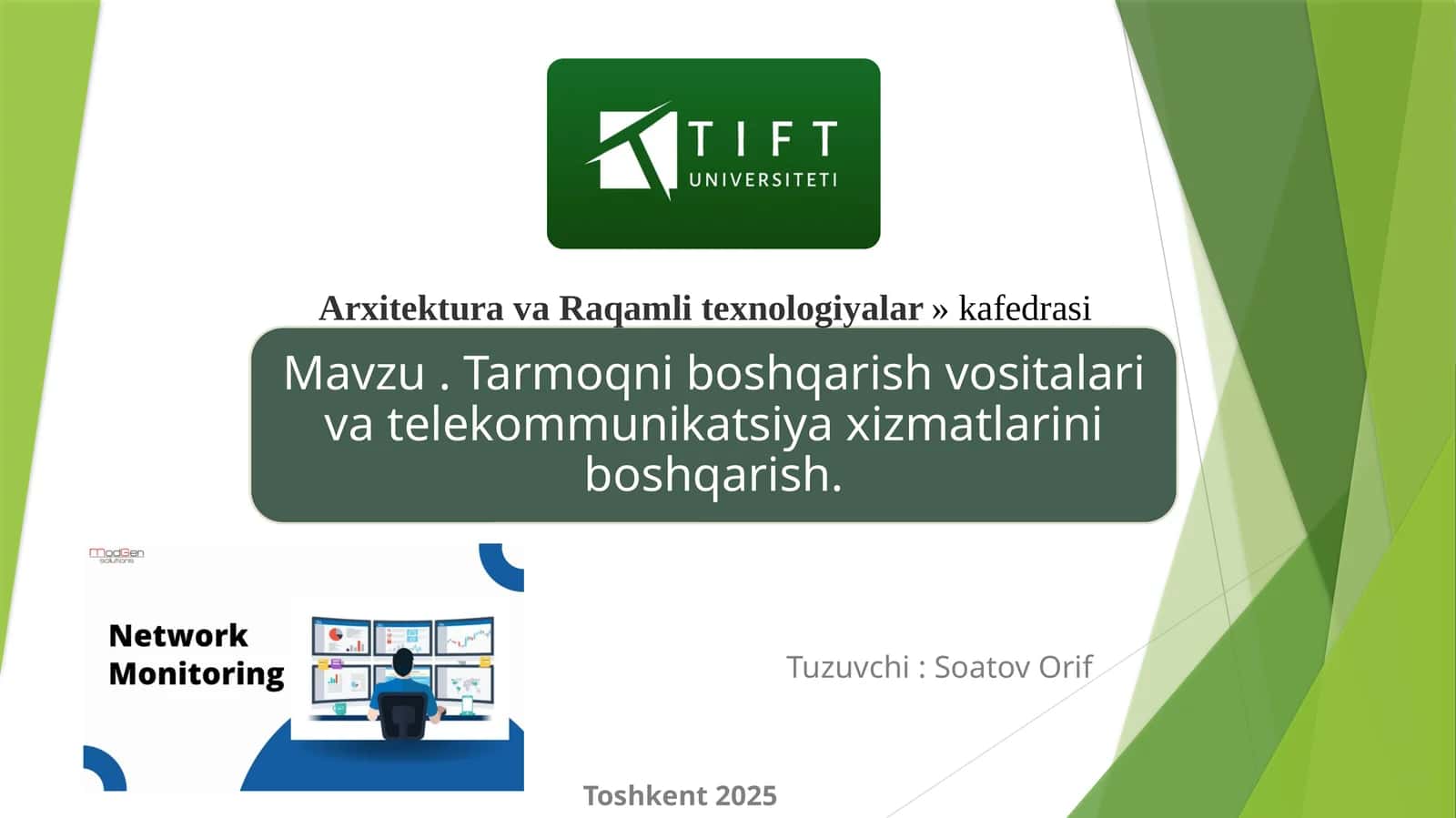 Tuzuvchi:SoatovOrif