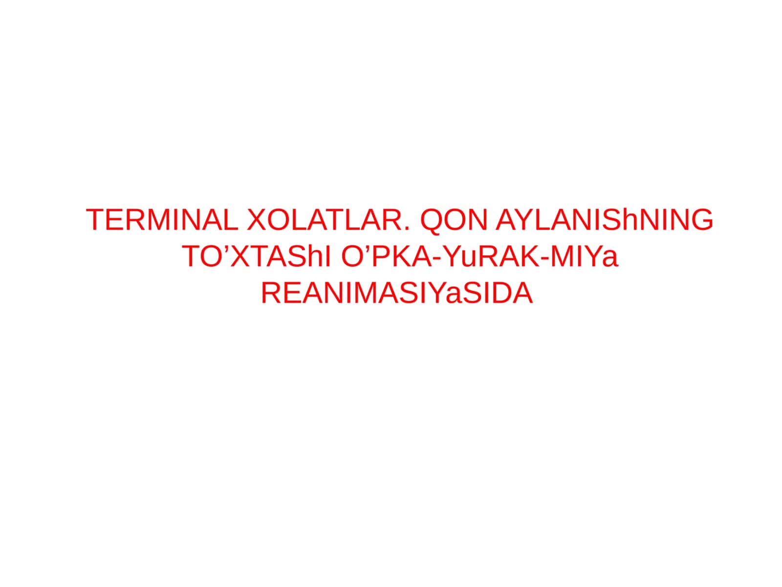 TERMINAL XOLATLAR