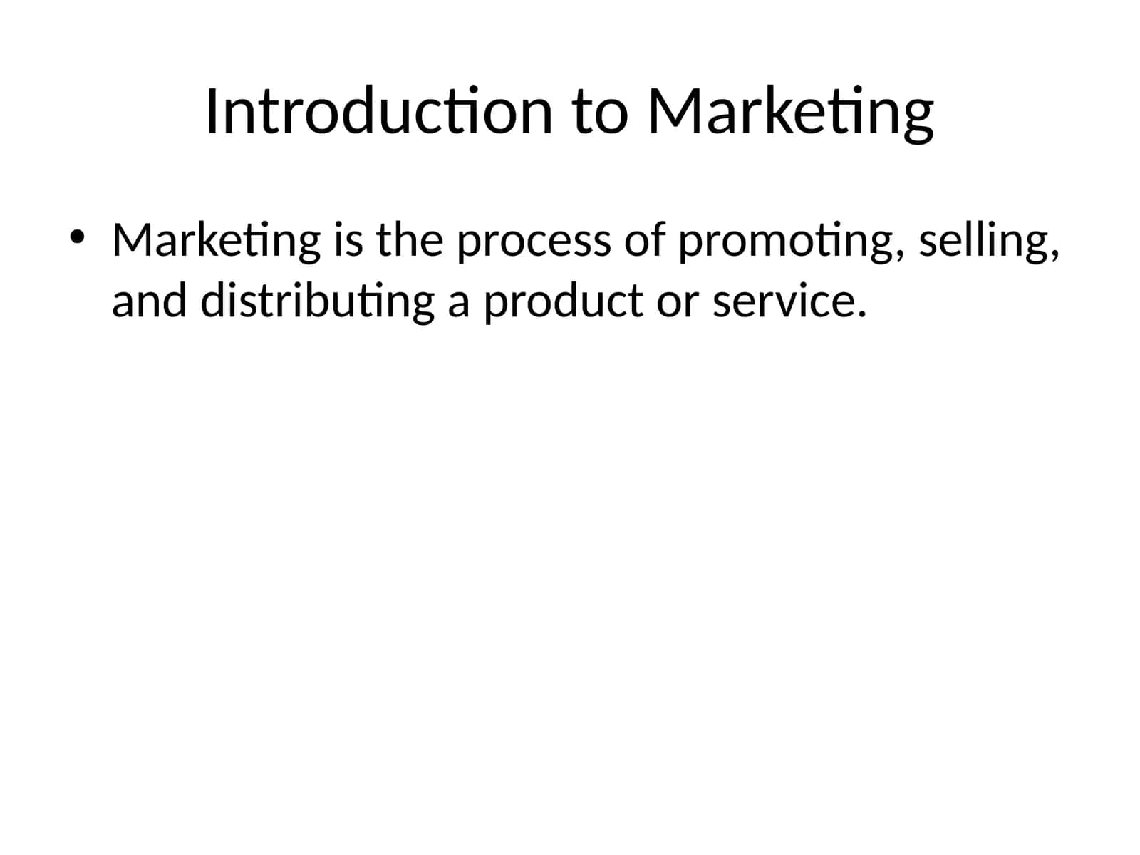 Marketingning poydevit