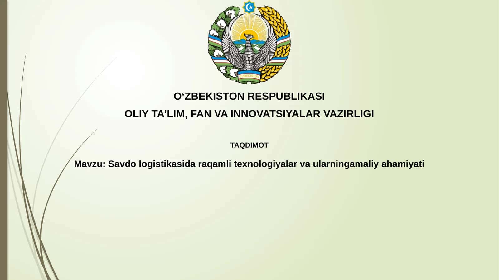 Raqamli texnologiyalarning savdo logistikasidagi ahamiyati va rivojlanish tarixi