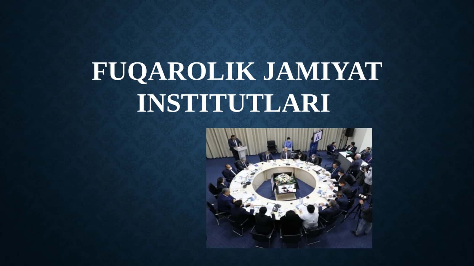 Fuqarolik jamiyat institutlari