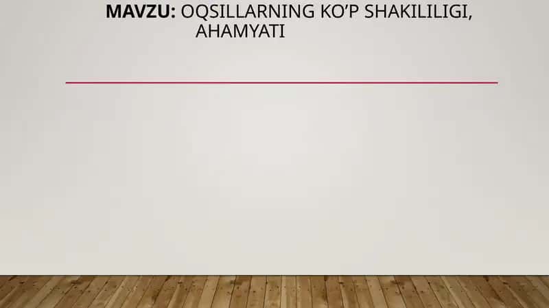 oqsillarning ko’p Shakililigi,Ahamyati