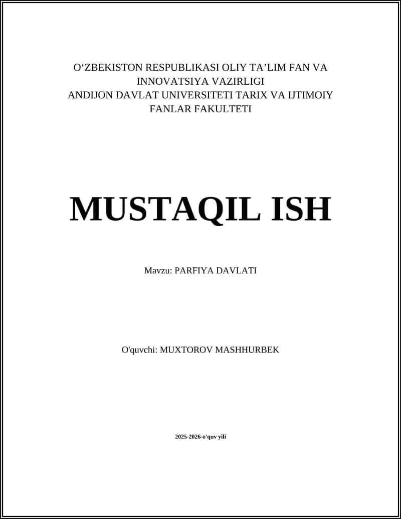 PARFIYA DAVLATI
