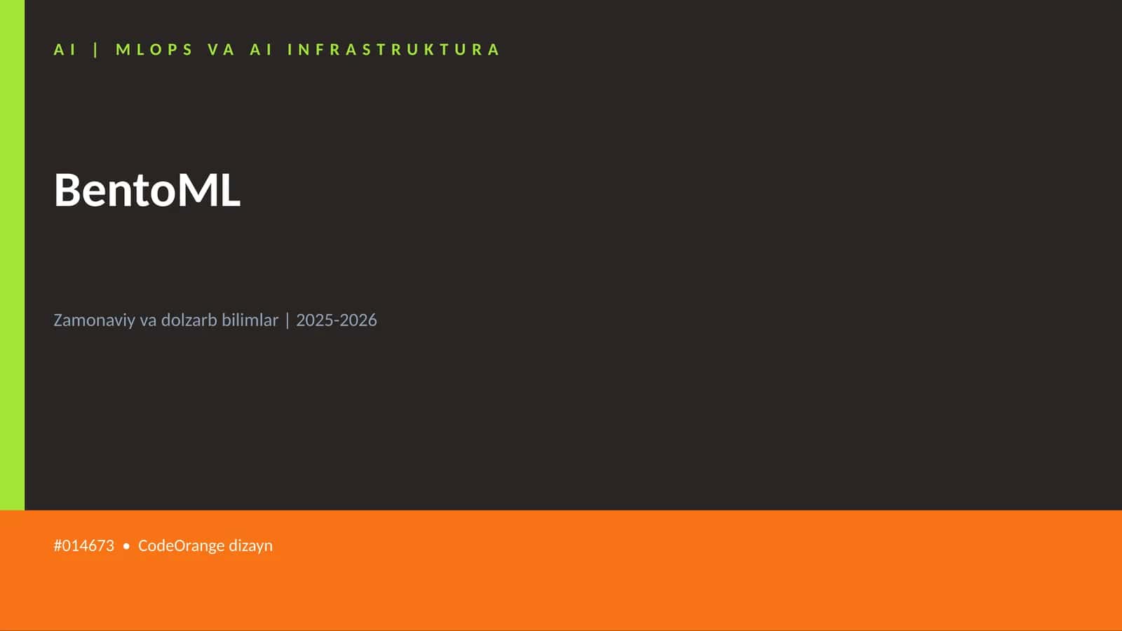 MLOPS VA AI INFRASTRUKTURA