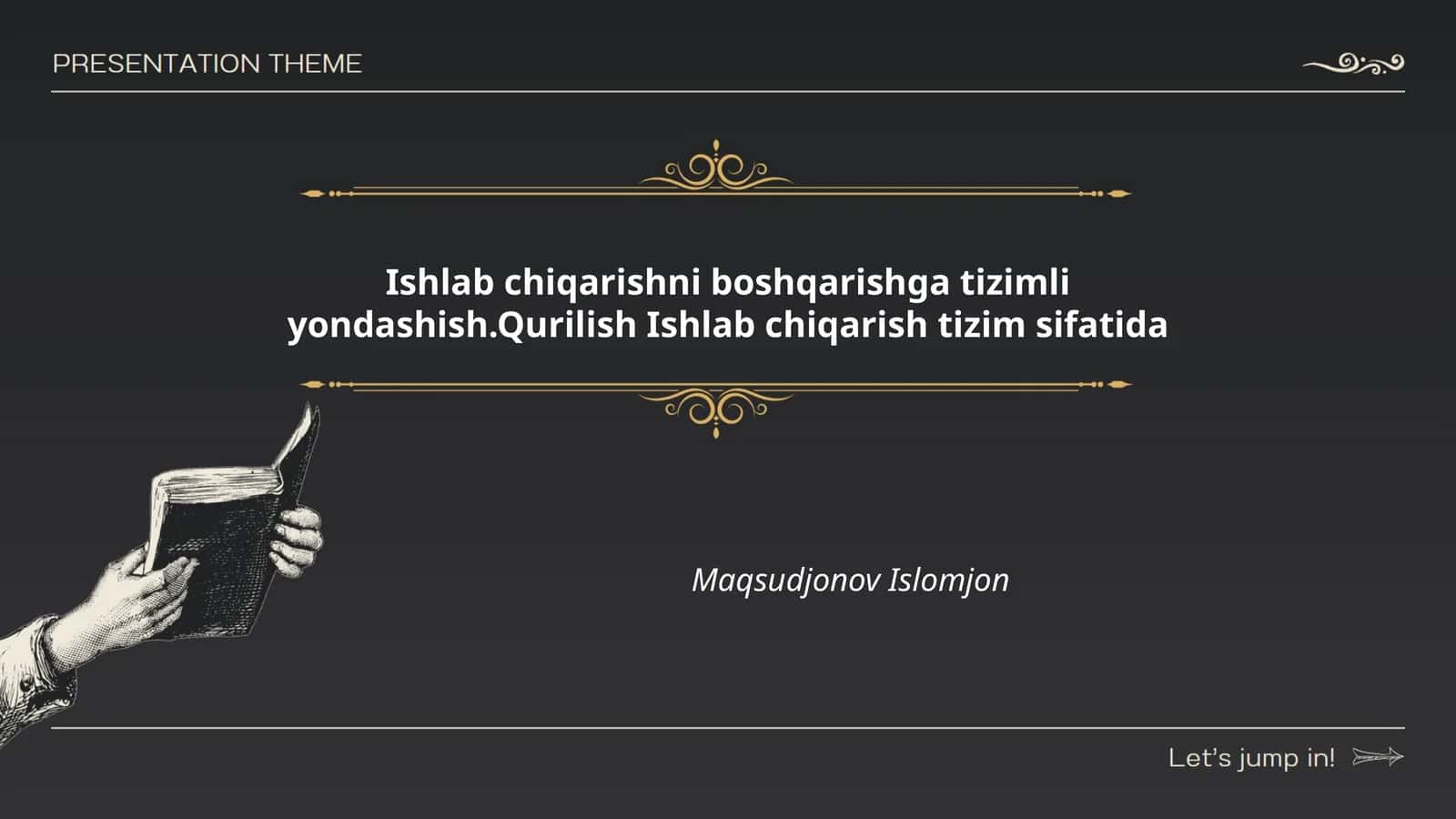 Qurilish Ishlab chiqarishni boshqarish tizimi